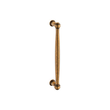 Round pull handle antique brs