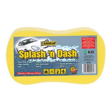 Shield - Splash N Dash Auto Sponge - 230mm x 130mm x 70mm - Bulk Pack of 10