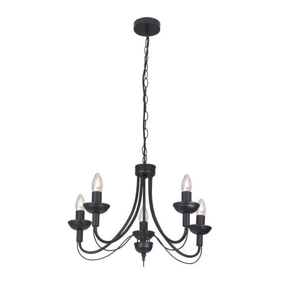 chandelier light black