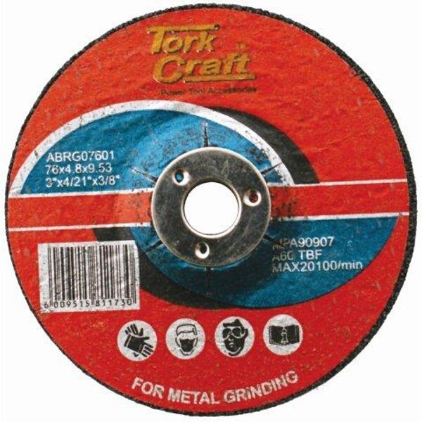 Abrasive Grinding Wheel For Steel 76 X 4.8 X 9.53