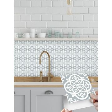 Vinyl Wall Tile Stickers Mint Green 10 X 10 CM