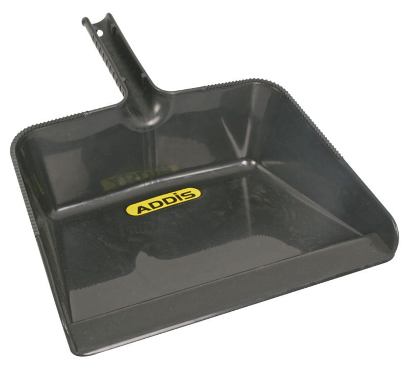 Dustpan - BPA-Free Plastic - Grey - Jumbo - Single - 4 Pack