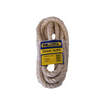 Dejuca - Sisal Rope - 12mm X 5m - (hank) - 8 Pack