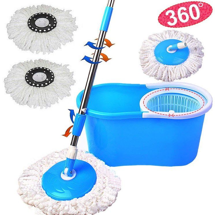 360 Magic Spin Mop Bucket Set - Blue