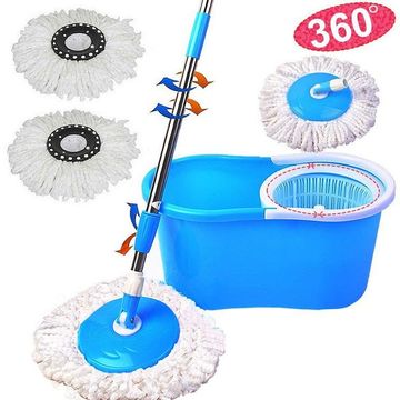 360 Magic Spin Mop Bucket Set - Blue