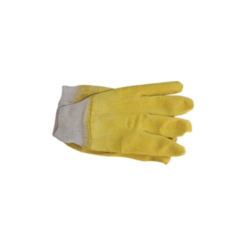 Glove PVC Builders Yellow Knit Wrist 50mm - 3 Pack