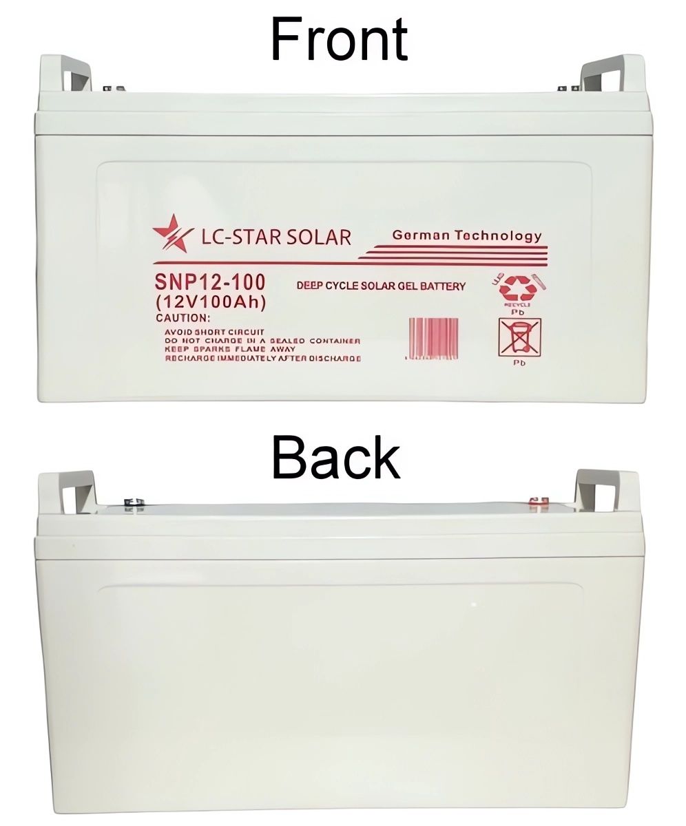 LC- Star 12V 100AH Deep Cycle Solar Gel Battery