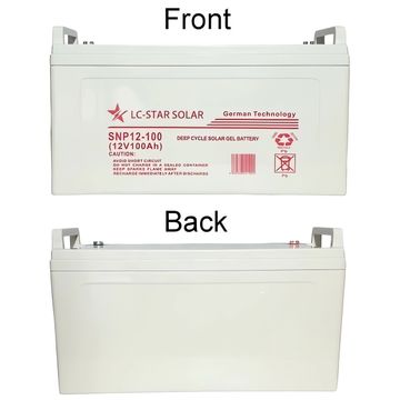 LC- Star 12V 100AH Deep Cycle Solar Gel Battery
