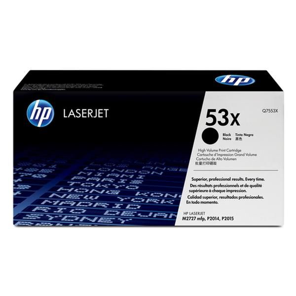 Hp # 53X Laserjet P2015 Black Print High Yield Cartridge.