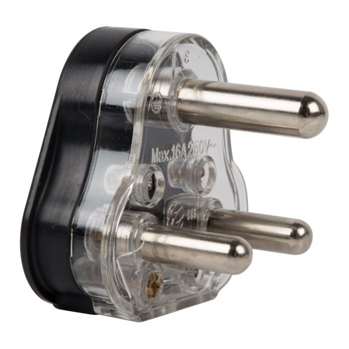 Nexus - Plugtop Hollow Pin Black 16A 5 Pack