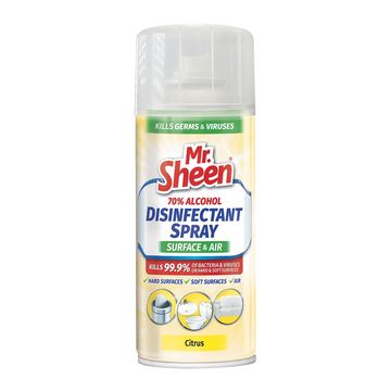 Mr Sheen Disinfec Spray Surf And Air Citru 500Ml