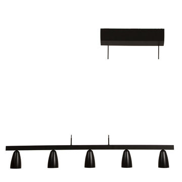 Tenso - 5 Lights - Pendant - 805mm - Black/Gold