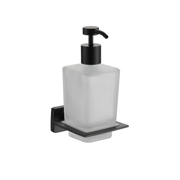 B/A SOAP DISPENSER - MATT BLACK - SQUARE