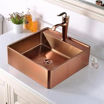 Octavia Wash Basin-Rose Gold