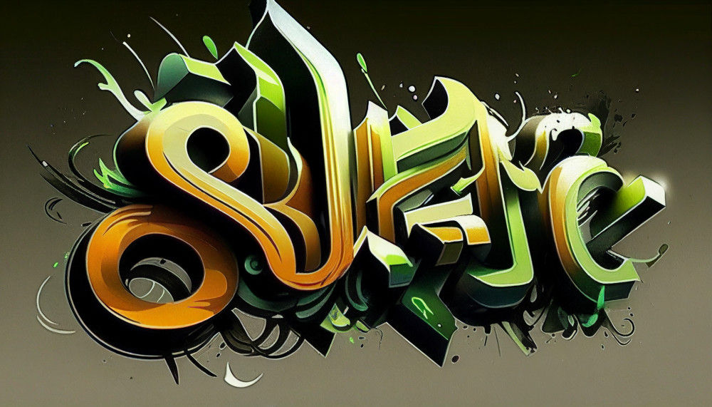 Canvas Wall Art - Canvas Wall Art – Signature Street Art - B1133 - [120 x 80 cm]