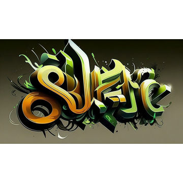 Canvas Wall Art - Canvas Wall Art – Signature Street Art - B1133 - [120 x 80 cm]