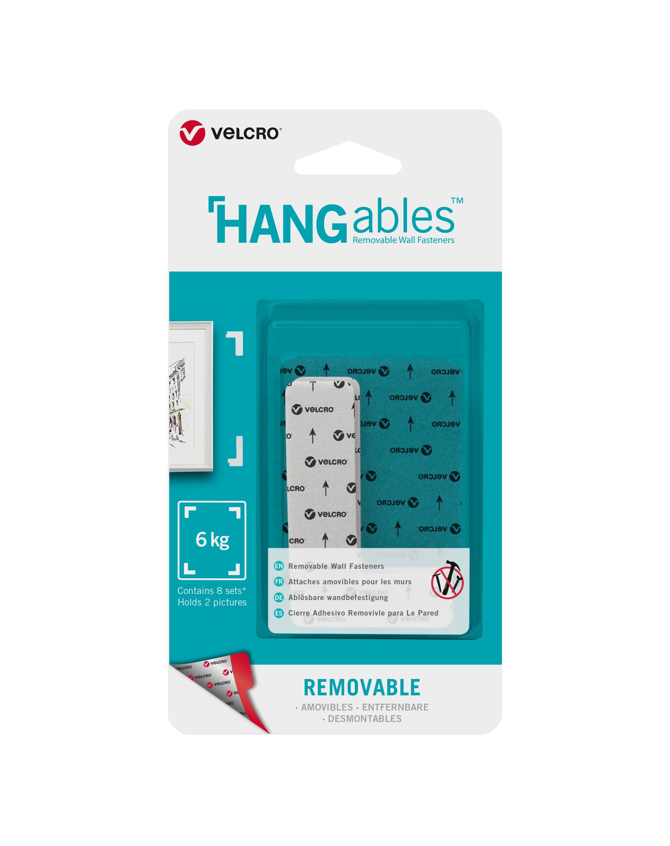 VELCRO® Brand HANGables® Removable Wall Hooks