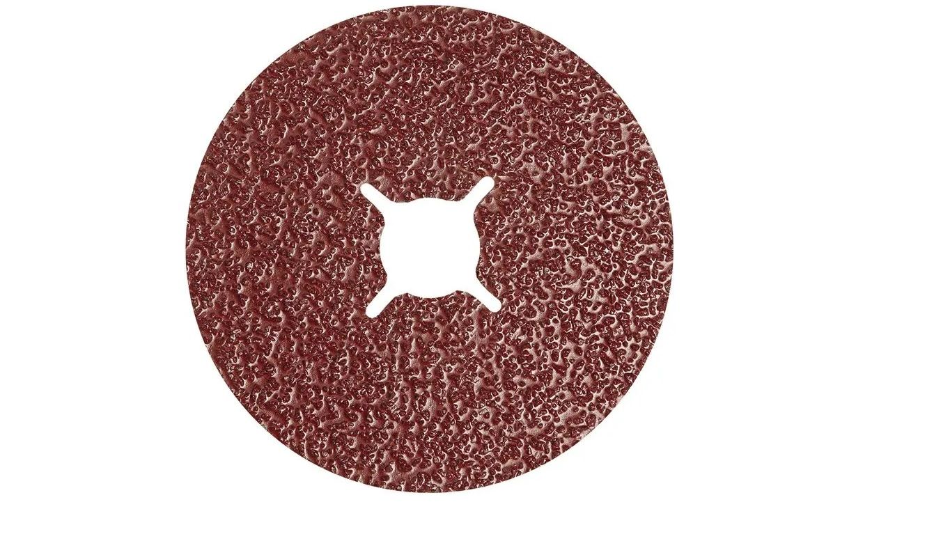 Aluminium Oxide Resin Fibre Disc, 115mm x 22mm, P100 (4 pack) BY WOODLY