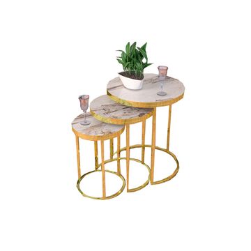 Nesting Tables Coffee Table Set of 3