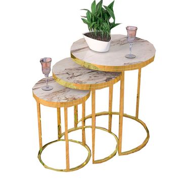 Nesting Tables Coffee Table Set of 3