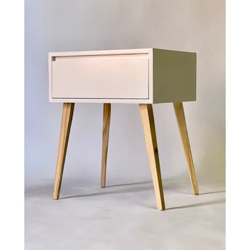 Fihlo 1 Drawer Side Table Top Handle