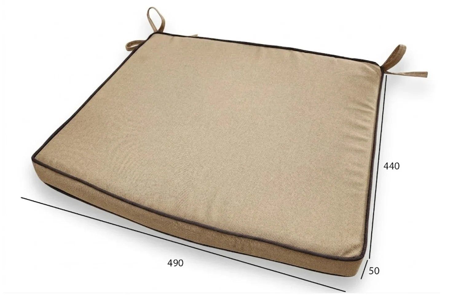 Universal Outdoor Seat Cushion (Deluxe Beige)