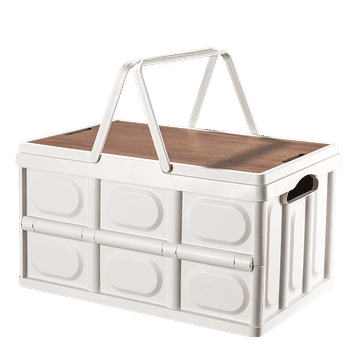 Deli Foldable Camping Storage Box with Handle 543629cm