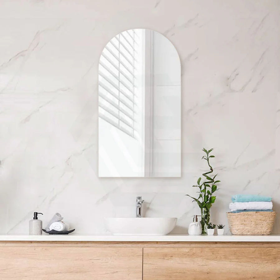 Victoria Arched Frameless Mirror 80x120cm
