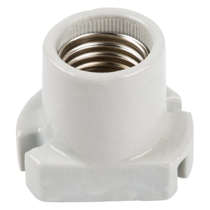 Lamp Holder Porcelain Skirted Es - 5 Pack