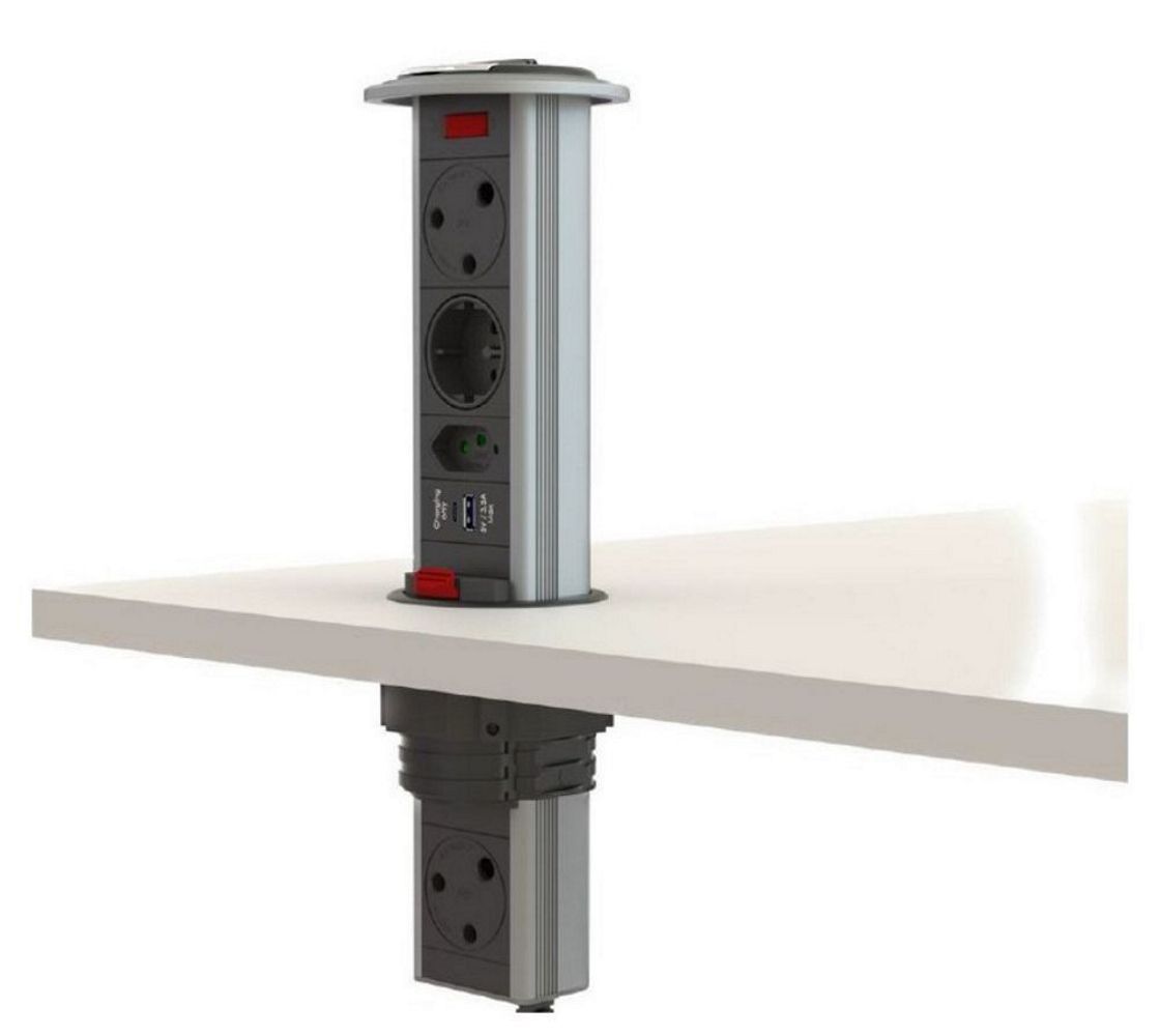 Powerlogic Powerdock MK1.1AC Pull Up Multiplug
