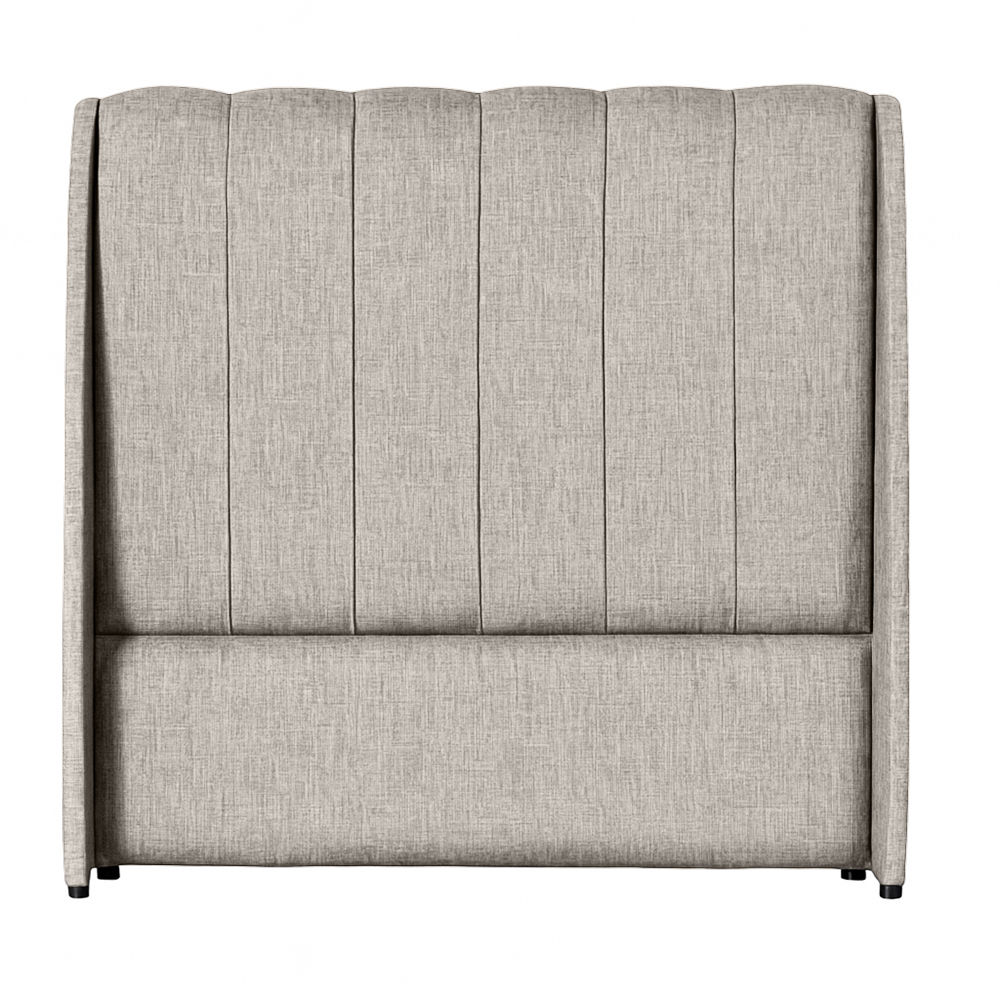 Damira Upholstered Wingback Headboard Three Quarter Monaco-French Oak
