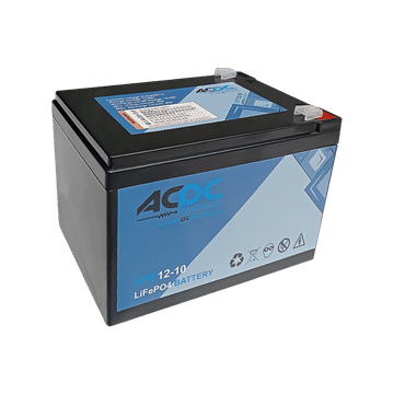 128Wh 10Ah 12.8V LiFePO4 BATTERY