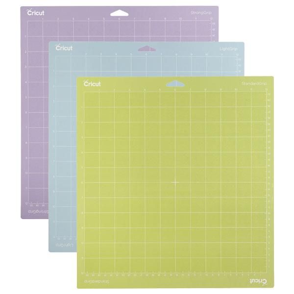Cricut Explore Maker Lightgrip-Standard-Stronggrip Machine Mat (30X30Cm) 3-Pack