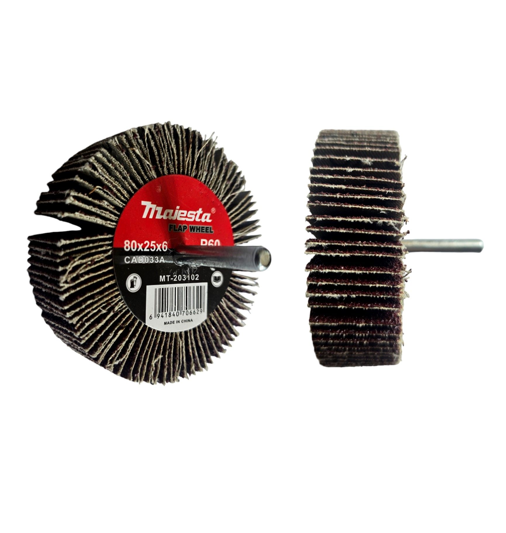 Majesta Abrasive Flap Wheel for Drill 80mm 60 Grit