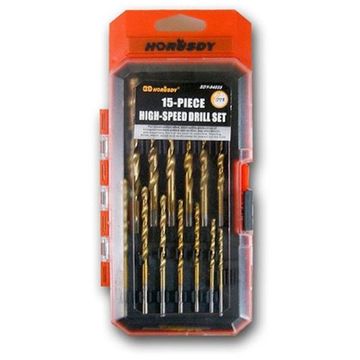 15 Piece High Speed Drill Bit Set