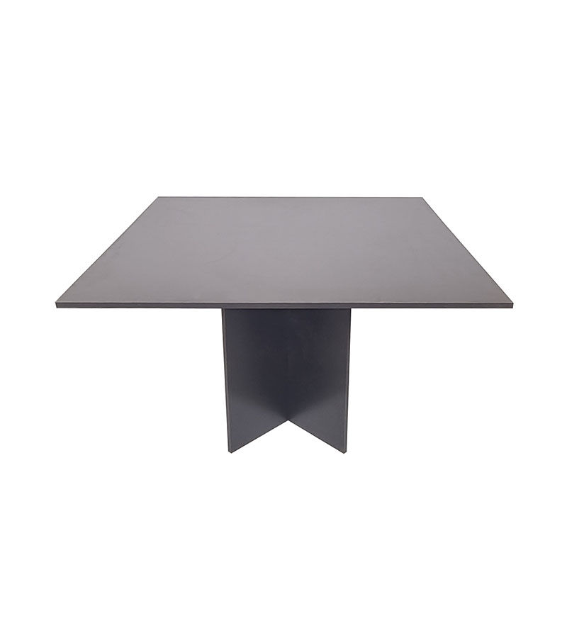 Cardiff Conference Table - Square 120cm - Storm Grey