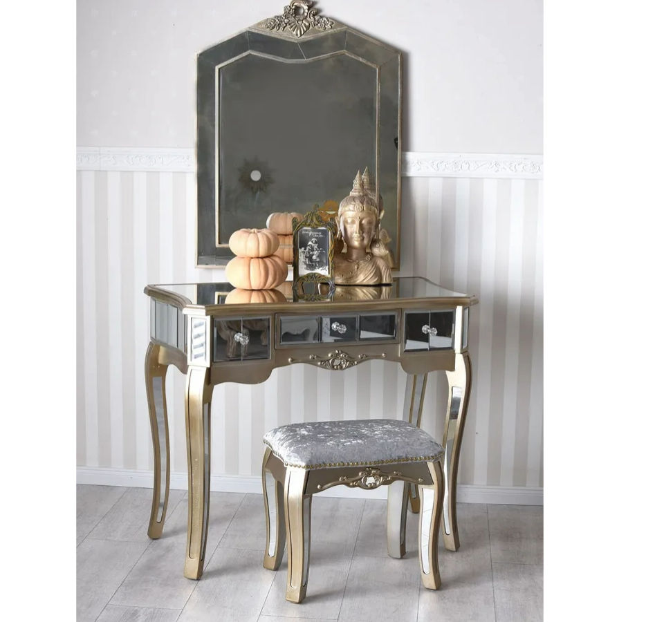 KC FURN-Victorian 3 Drawers Dressing Set