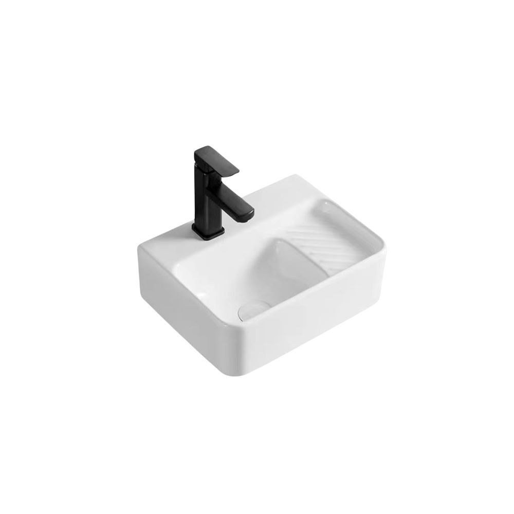 Counter top Ceramic Basin / table top  Gloria - Gloss White 40cm
