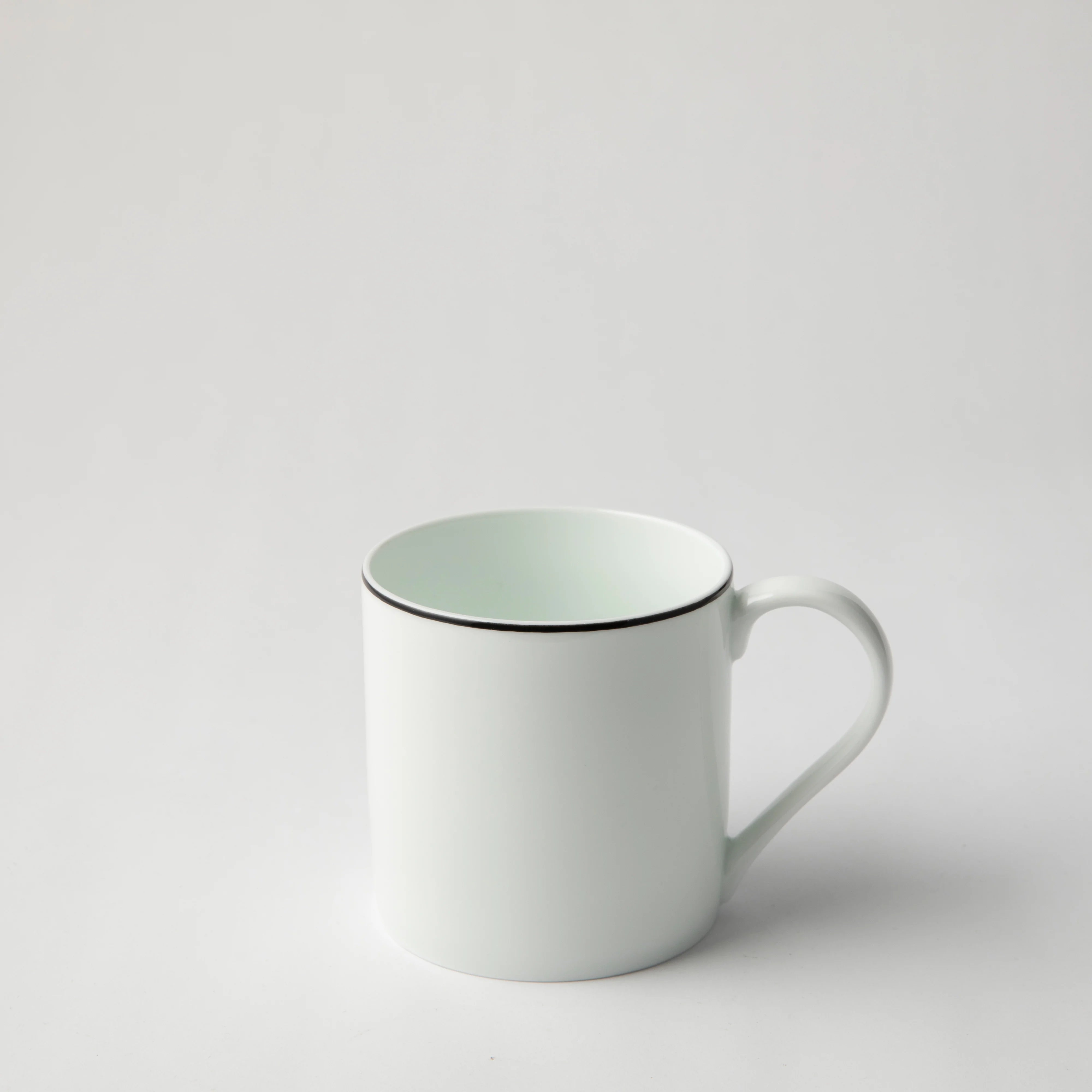 Jenna Clifford - Premium Porcelain Mug With Black Band Set of 4