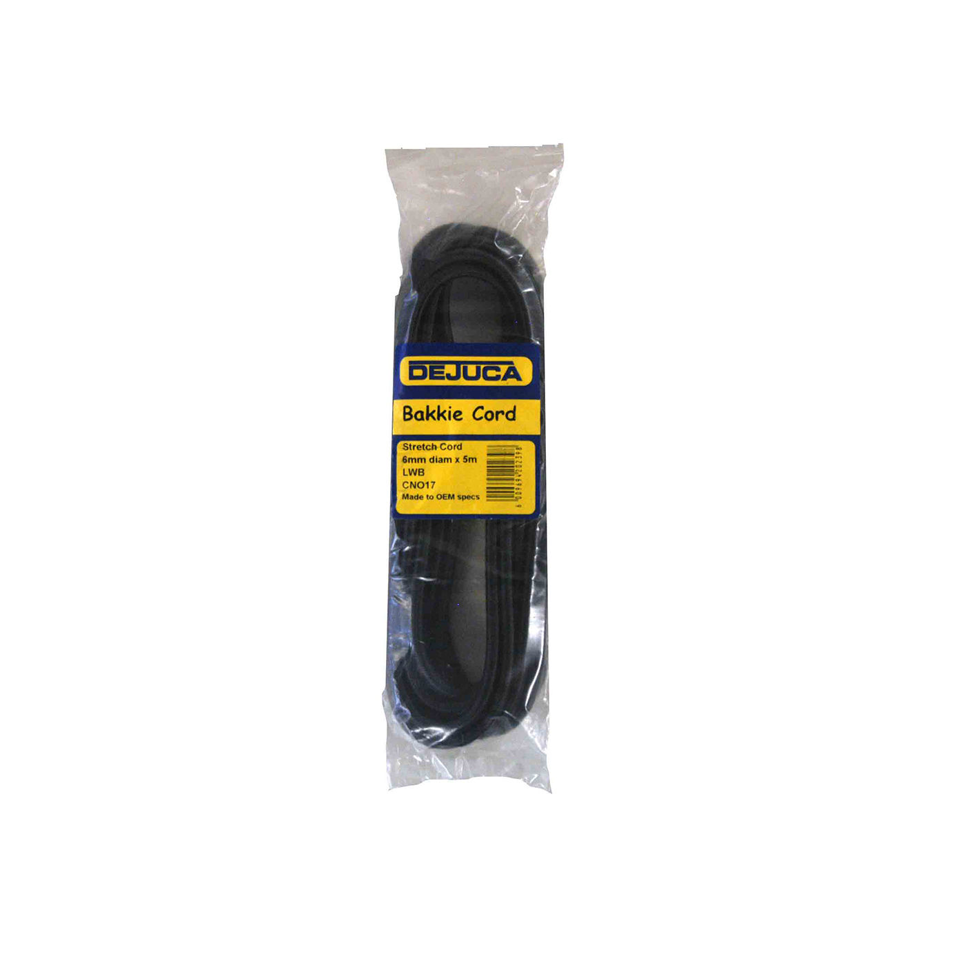 Dejuca - Shock Cord - 6mm x 5m - For Lwb Bakkie  - 4 Pack