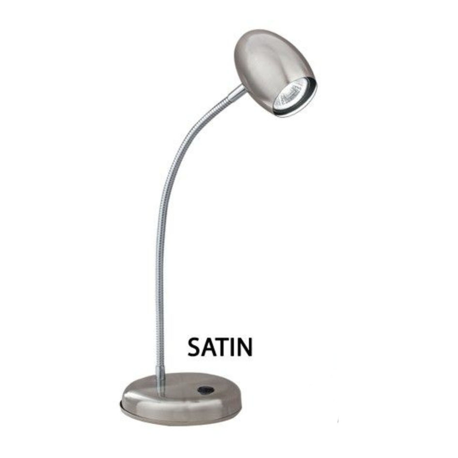 Desk Lamp with Switch and Adjustable Gooseneck Arm 1 x 50W GU10