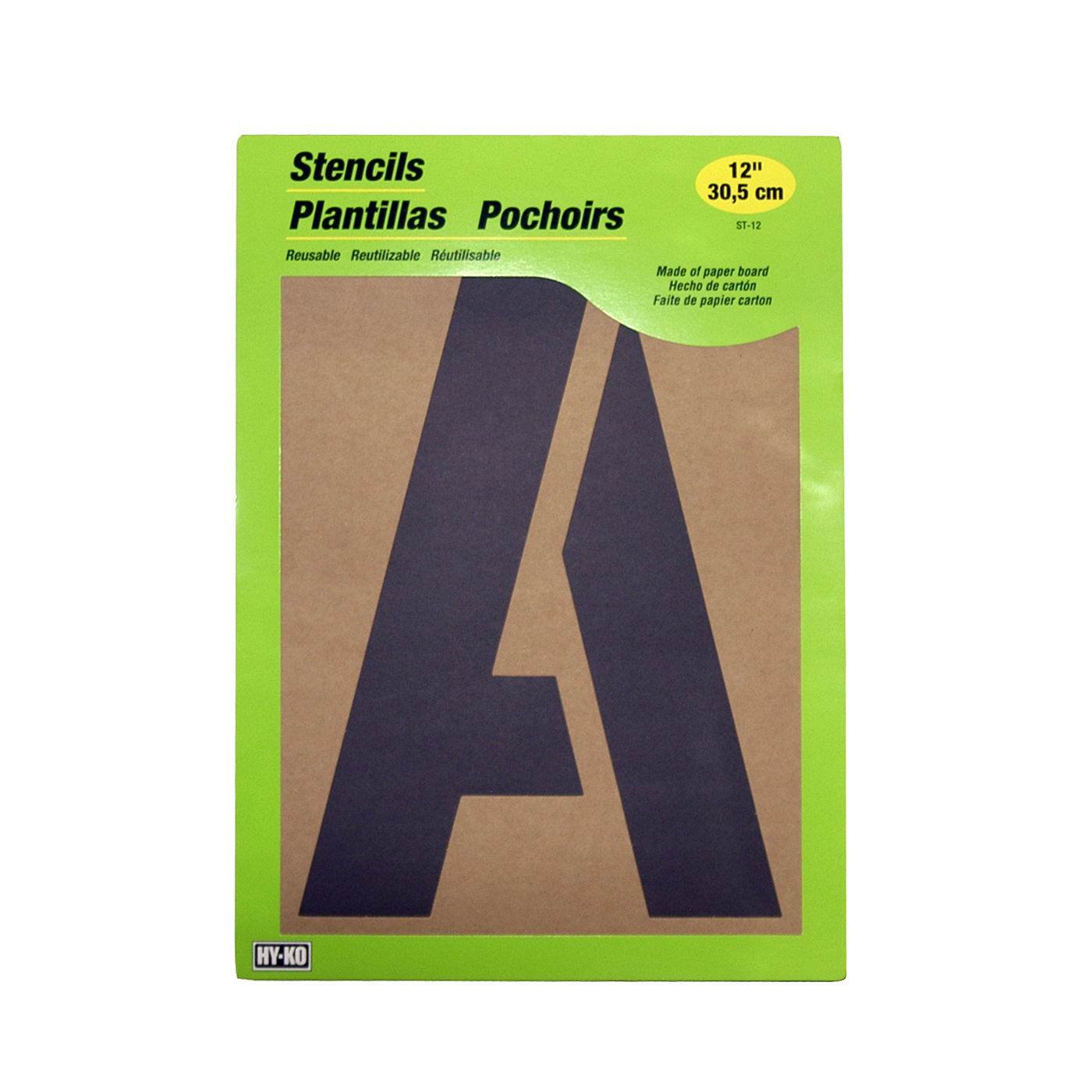 Stencil Figure And Letter - Reusable - 300mm - 2 Pack | LEROY MERLIN ...