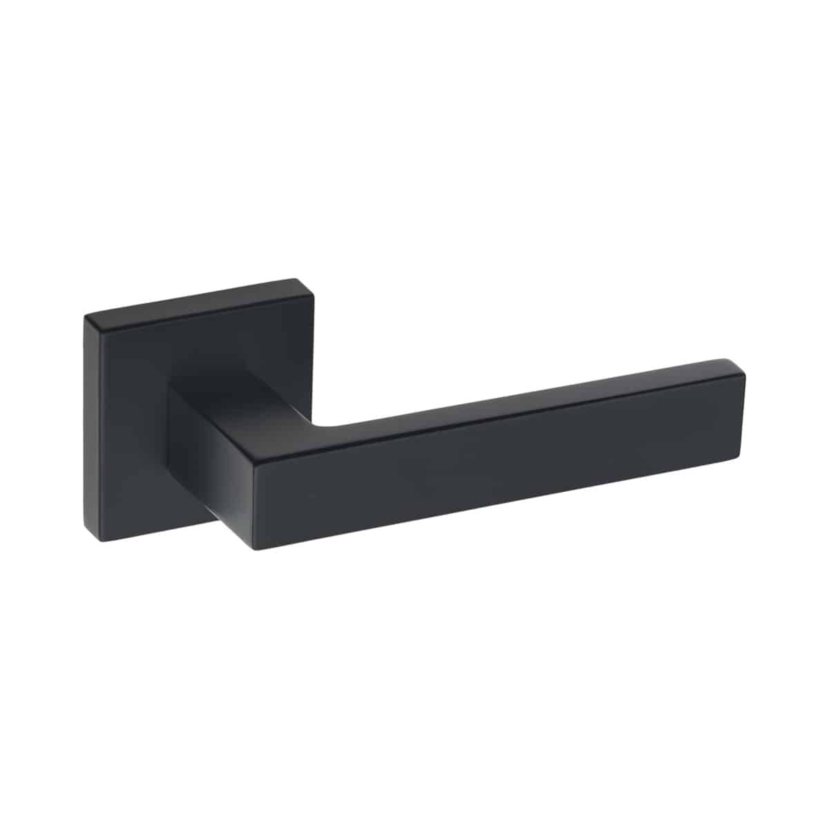 VALENTINO DOOR HANDLE MATT BLK SQ ROSE