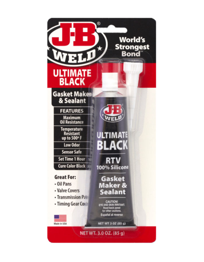 J-B Weld Ultimate Black RTV Gasket Maker & Sealant