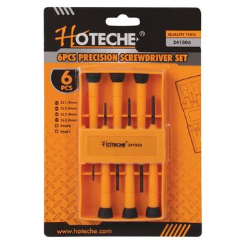 Hoteche 6 Piece Precision / Jewellers Screwdriver Set with Case