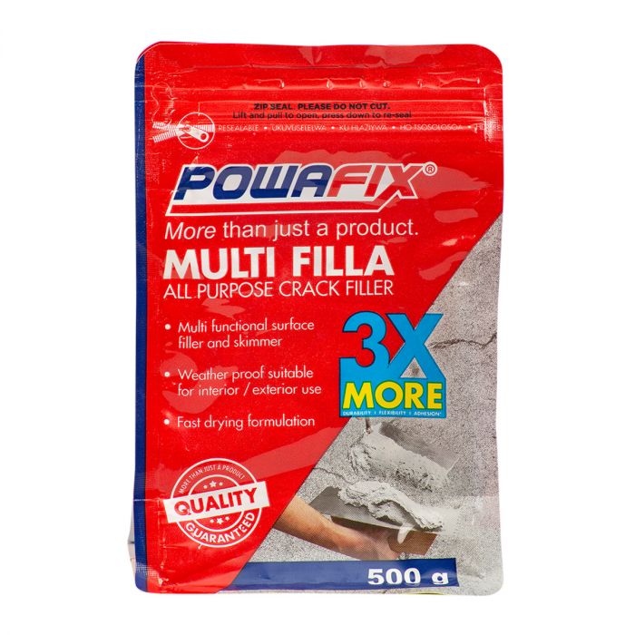 Bulk Pack x 10 Powafix Interior/Exterior Crack Filler Sealant - 500g