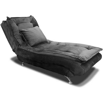 Leisure Adjustable - Sleeper Chair/Couch (Black Cloth)