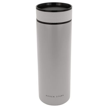 Boden Stark 650ml Travel Flask - Pastel Grey