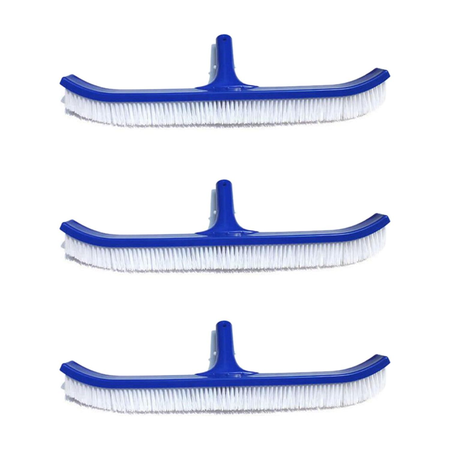 18 Inch Blue Swimming Pool Brush Handle Clean Brush Pool Wall Brush