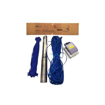 0.75kW Borehole Pump Combo Kit 4 inch (80m)